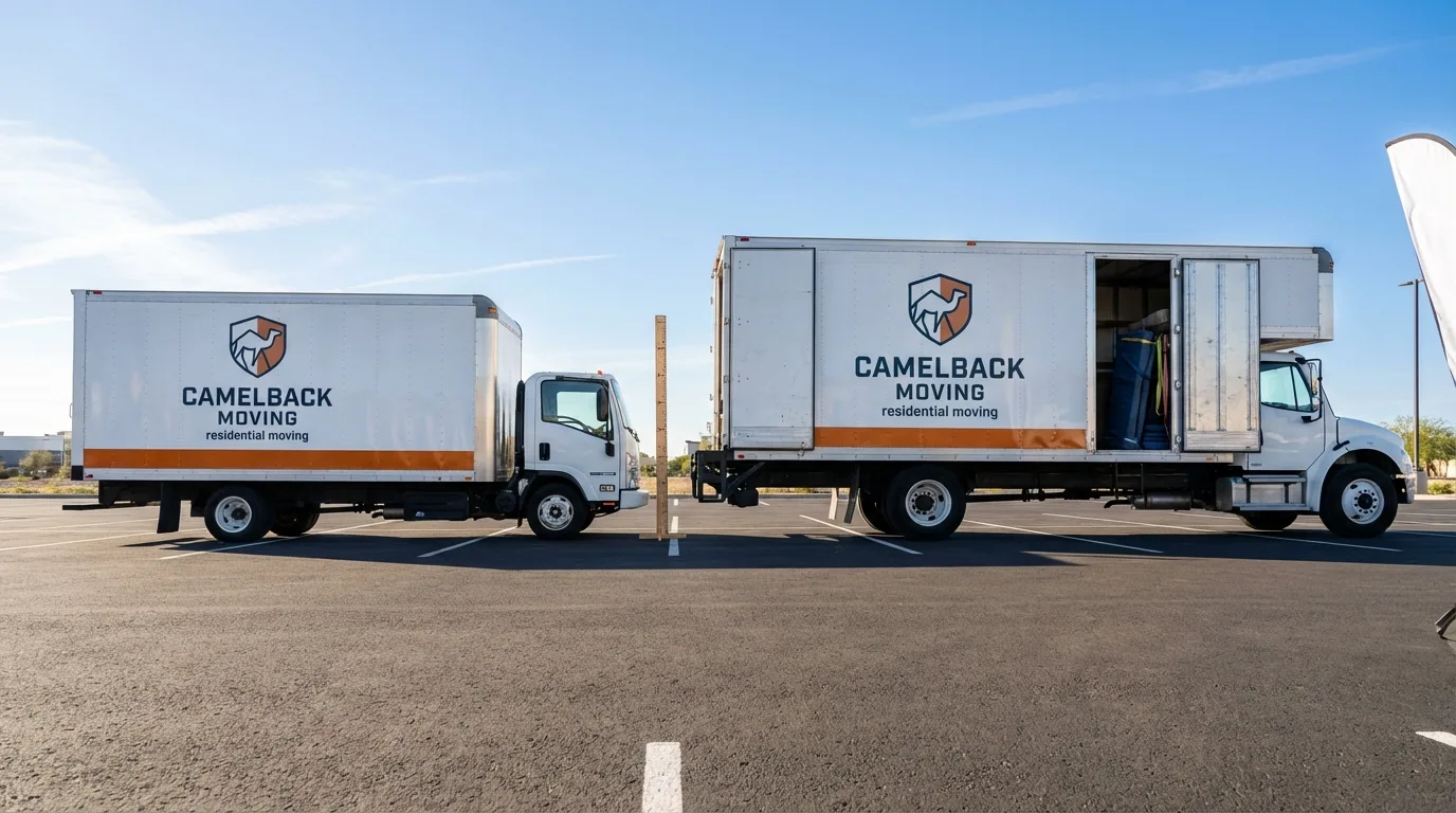 Moving truck size capacity guide in Harlowton